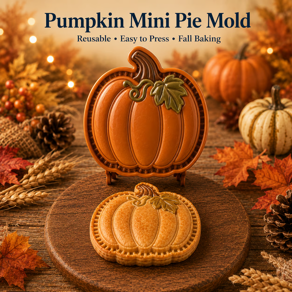 🍂Fall Mini Pie Mold