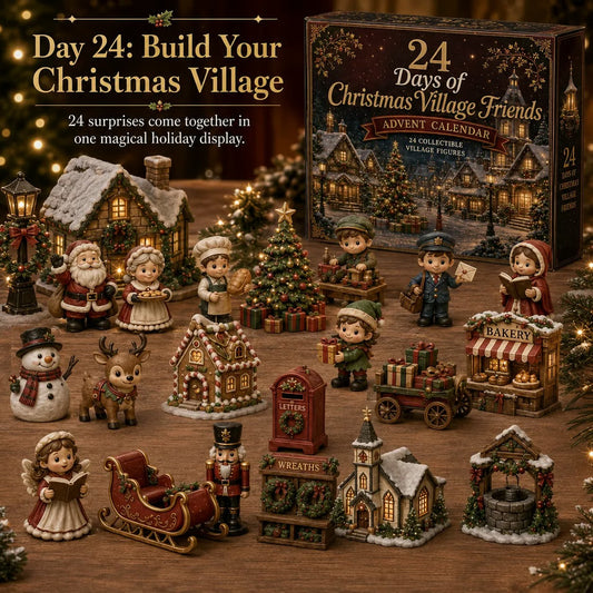 🎄24 Days Of Christmas Village Friends Advent Calendar