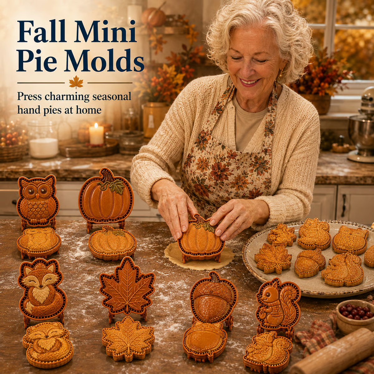 🍂Fall Mini Pie Mold
