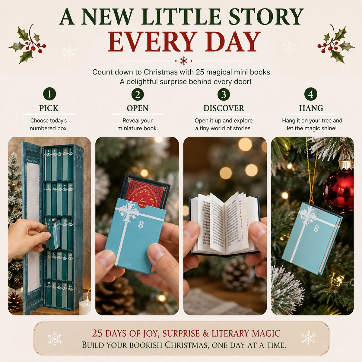 25-Day Mini Book Advent Calendar