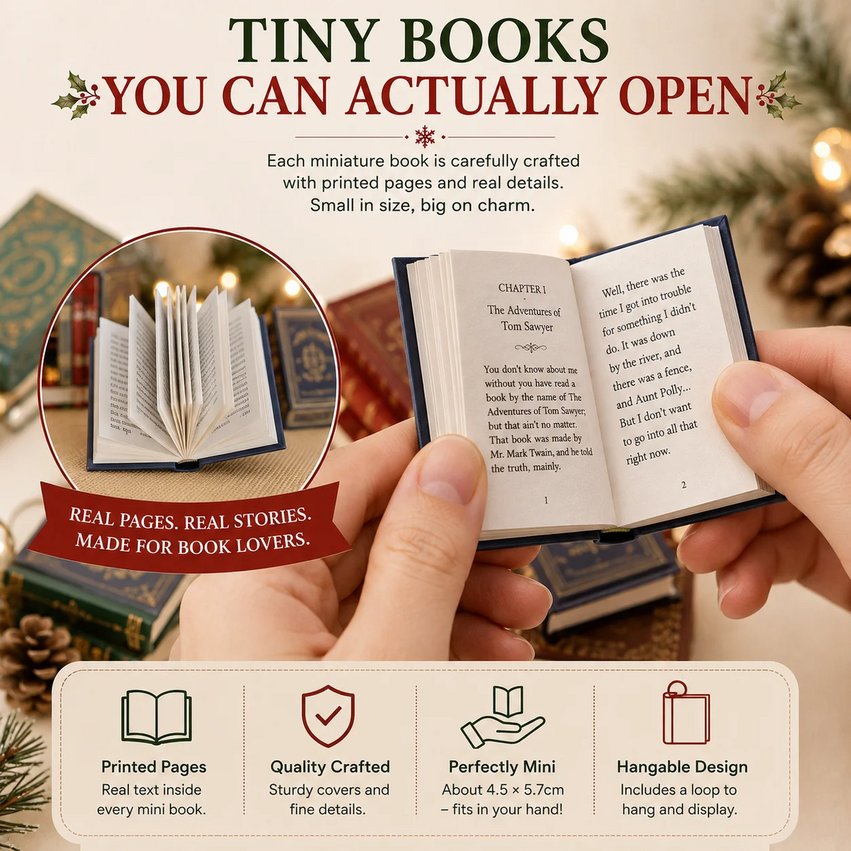 25-Day Mini Book Advent Calendar