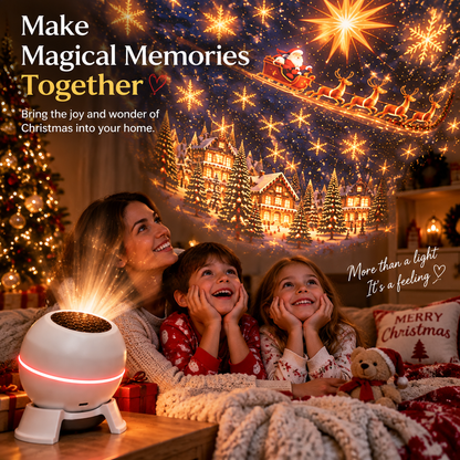 🔥 LAST DAY 50% OFF – 🎄 Magical Christmas Projection Night Light – Transform Any Room Into A Holiday Wonderland