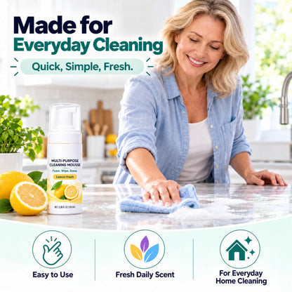 Multi-Purpose Cleaning Mousse | Powerful Foam for Everyday Messes