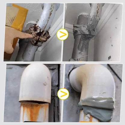 Weld Metal Repair Glue – Repairs exhaust pipes, metal pipes & more. Cures at room temp – sand, drill & paint after curing!