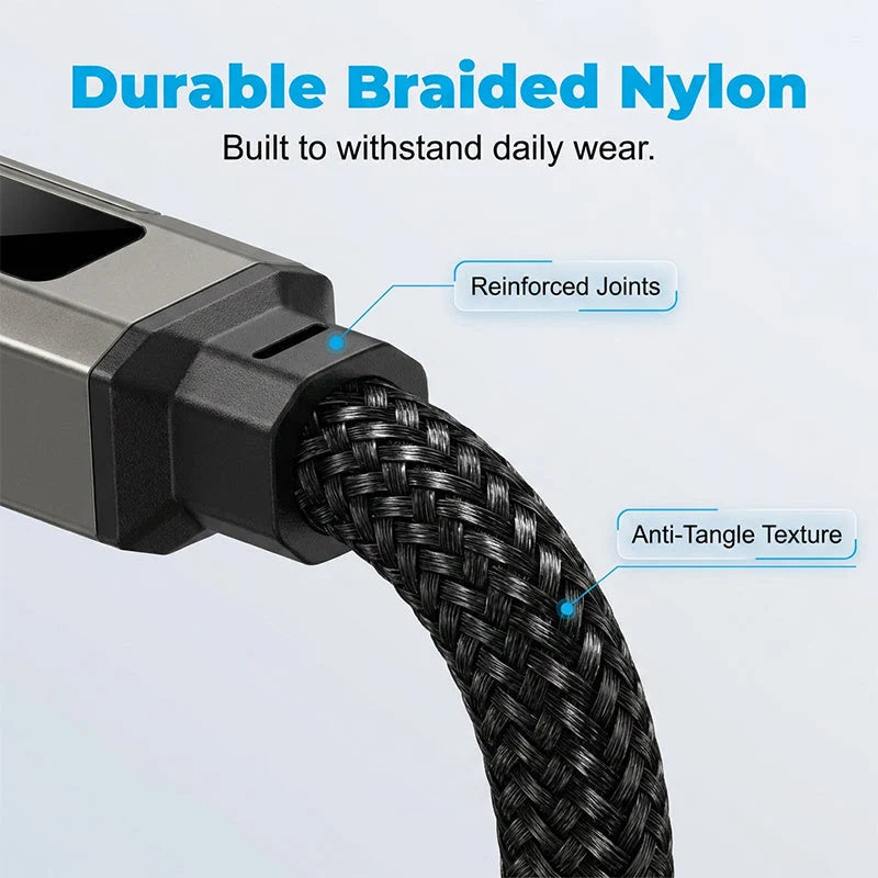 4-in-1 Keychain Fast Charging Cable